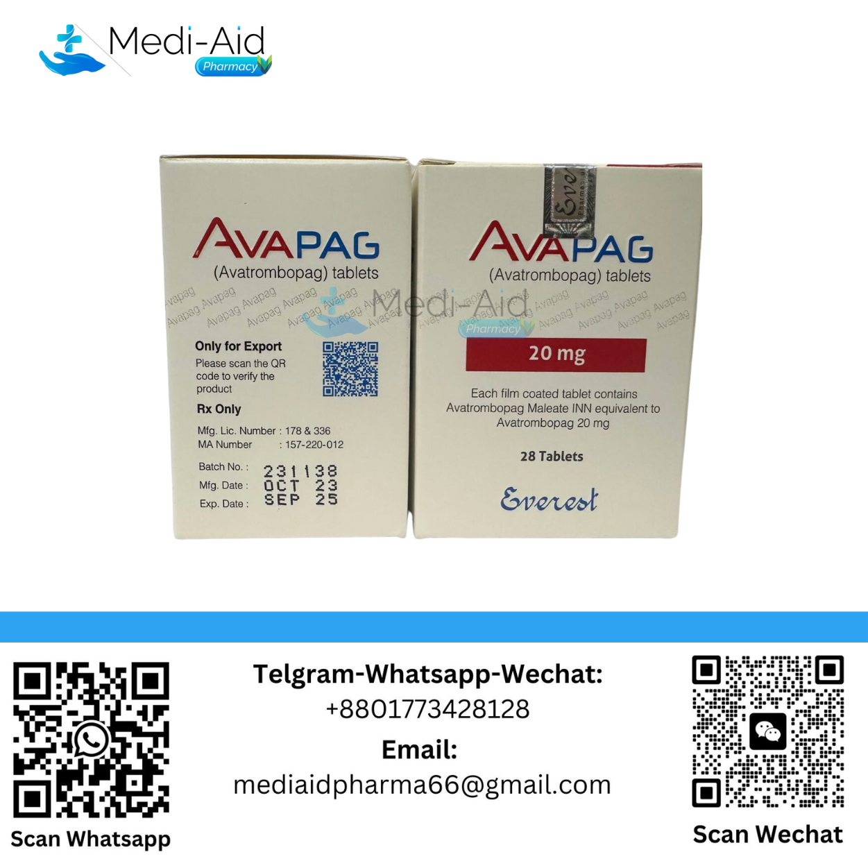 Avapag 20mg (Avatrombopag)
