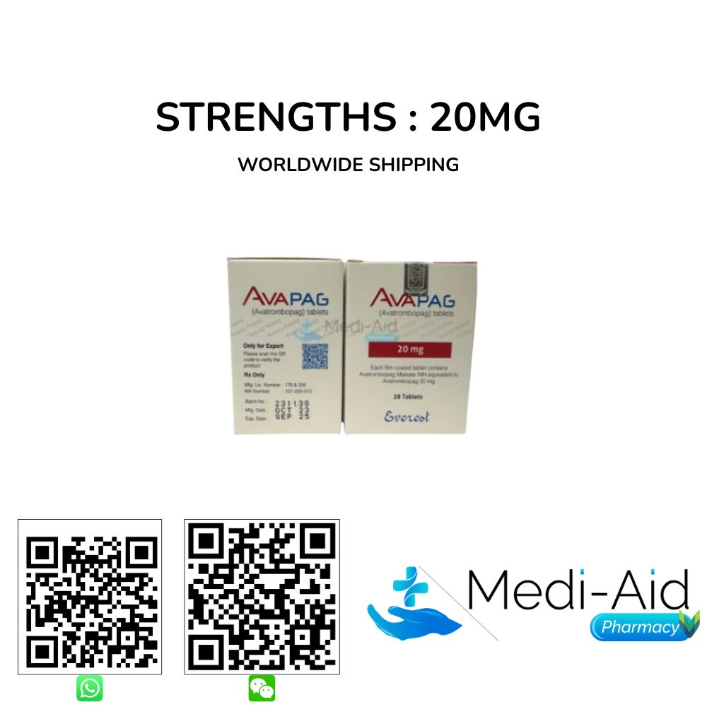 Buy Avapag 20MG (Avatrombopag) - Mediaid pharmacy Bangladesh