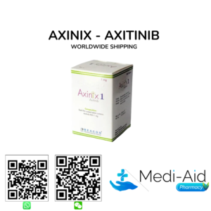 Buy Axinix 1MG & 5MG (Axitinib) - Mediaid pharmacy