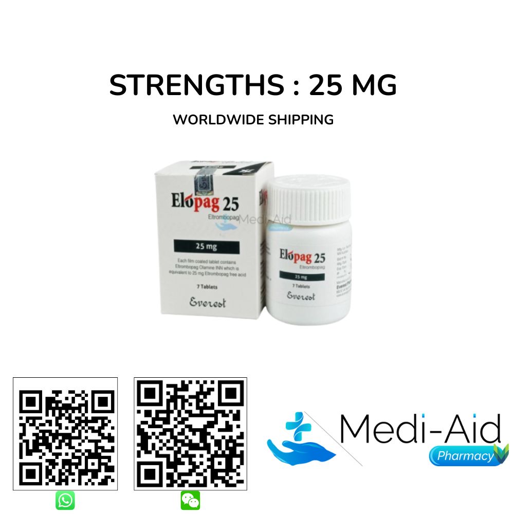 Buy Elopag 25 MG (Eltrombopag) - Mediaid pharmacy Bangladesh