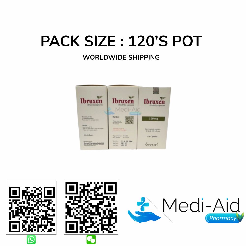 Buy Ibruxen 140 MG (Ibrutinib) - Mediaid pharmacy Online