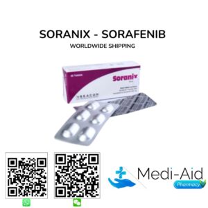 Buy Soranix 200 MG (Sorafenib) - Mediaid pharmacy