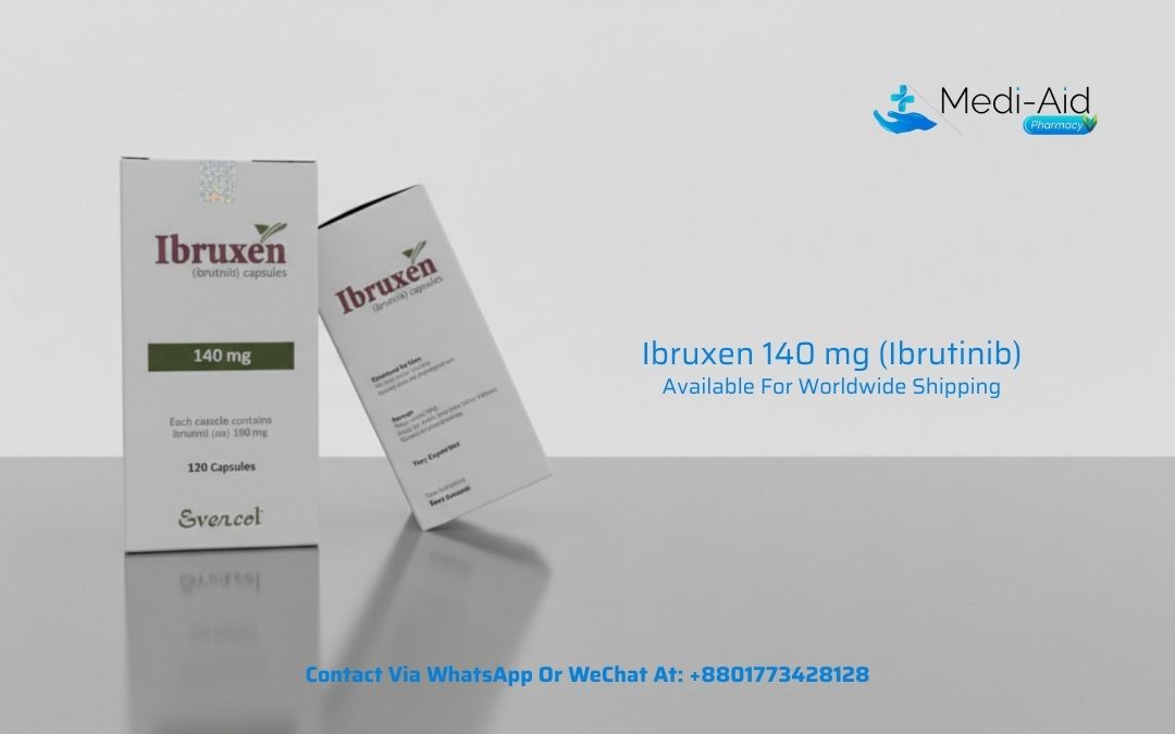 Ibruxen-140-mg-Ibrutinib Ibruxen 140 mg (Ibrutinib)