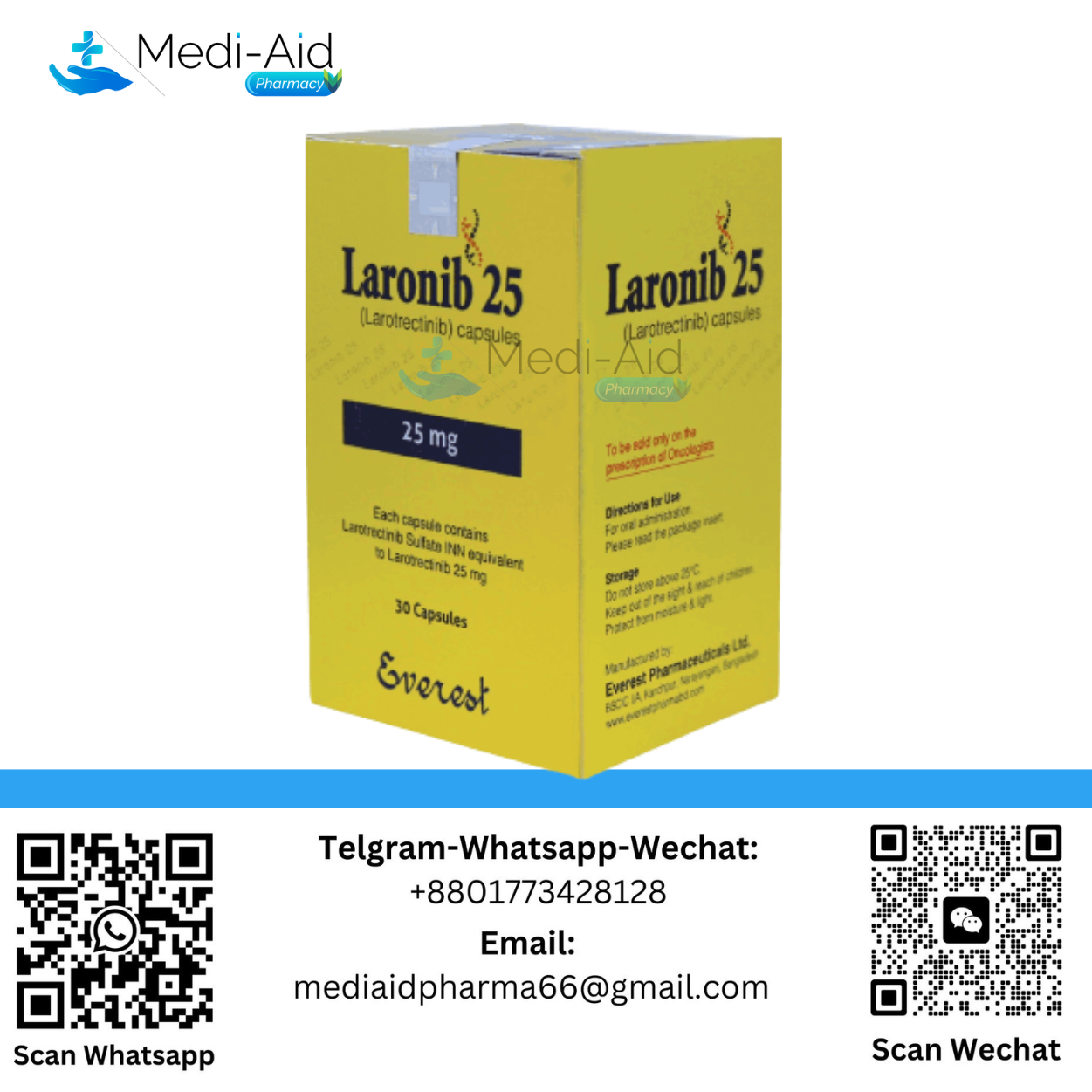 Laronib 25mg & 100mg (Larotrectinib)