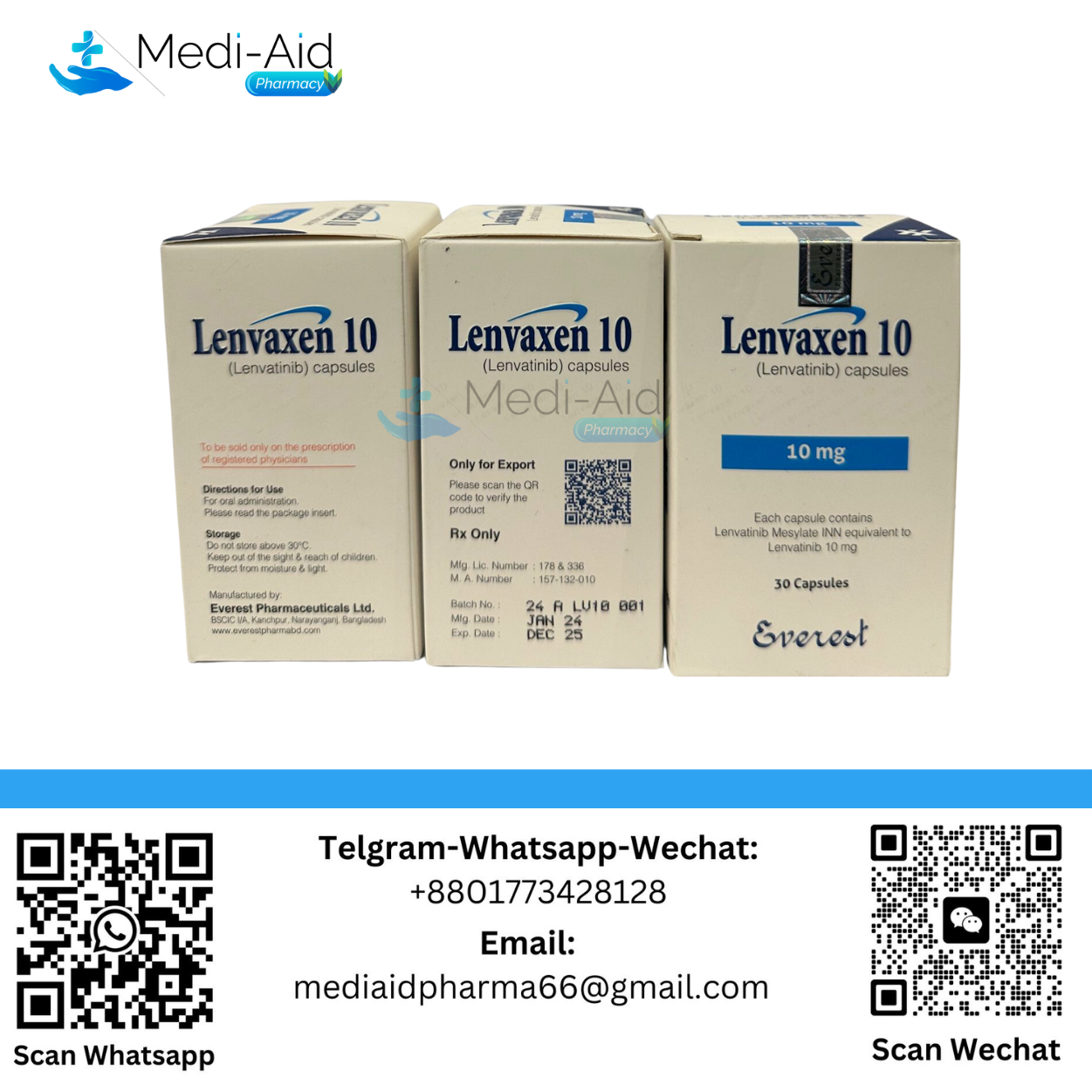 Lenvaxen 10mg (Lenvatinib)