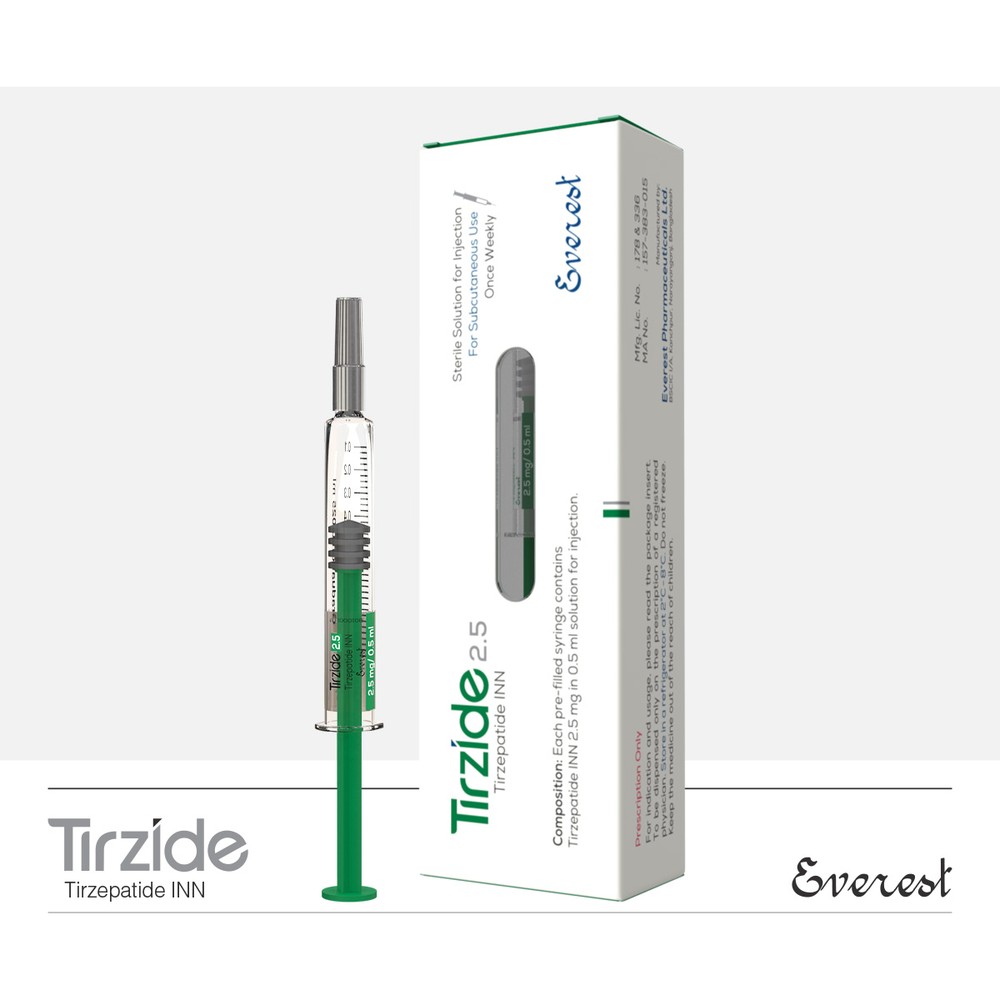 Tirzide 2.5 MG medicine packaging