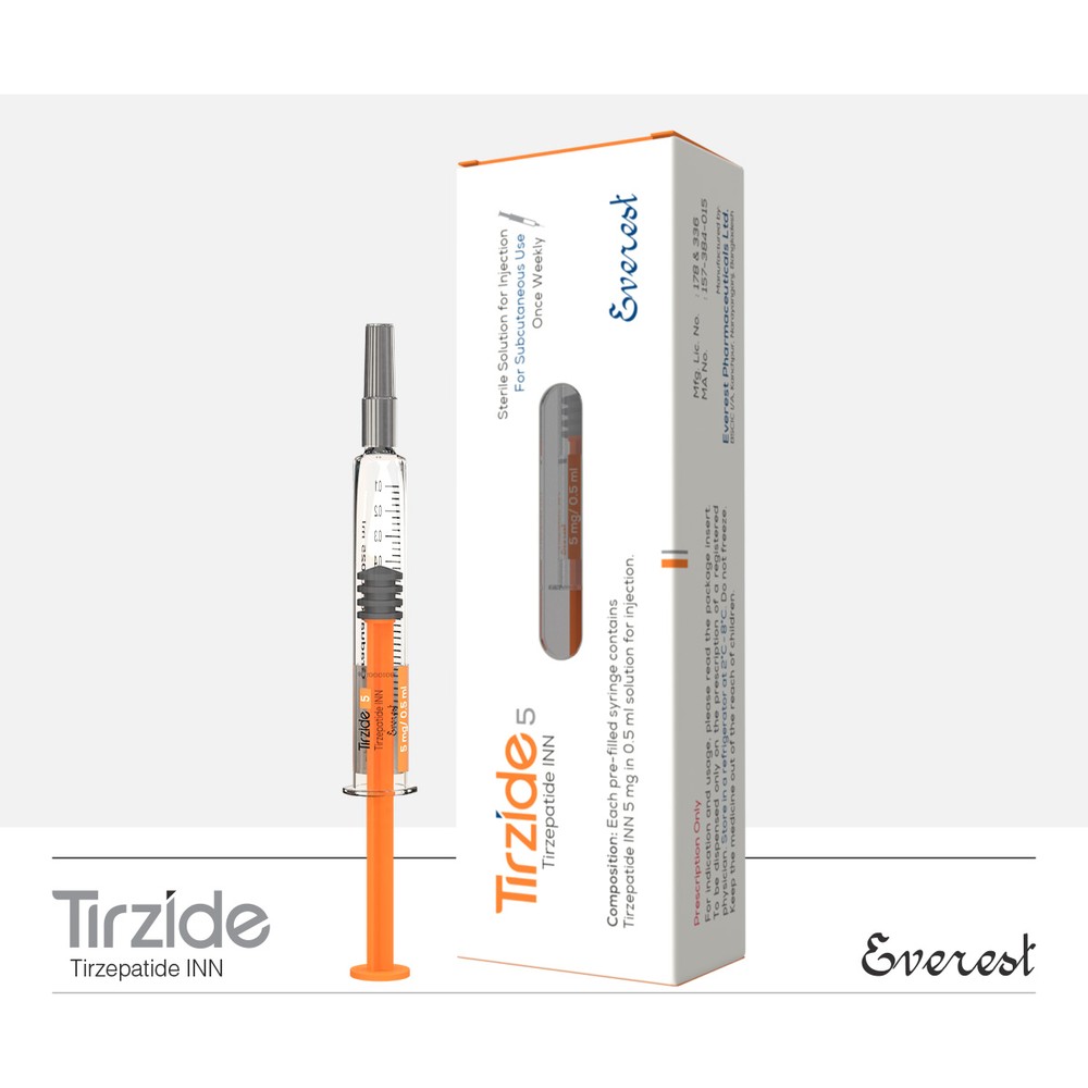 Tirzide 5 MG medicine packaging