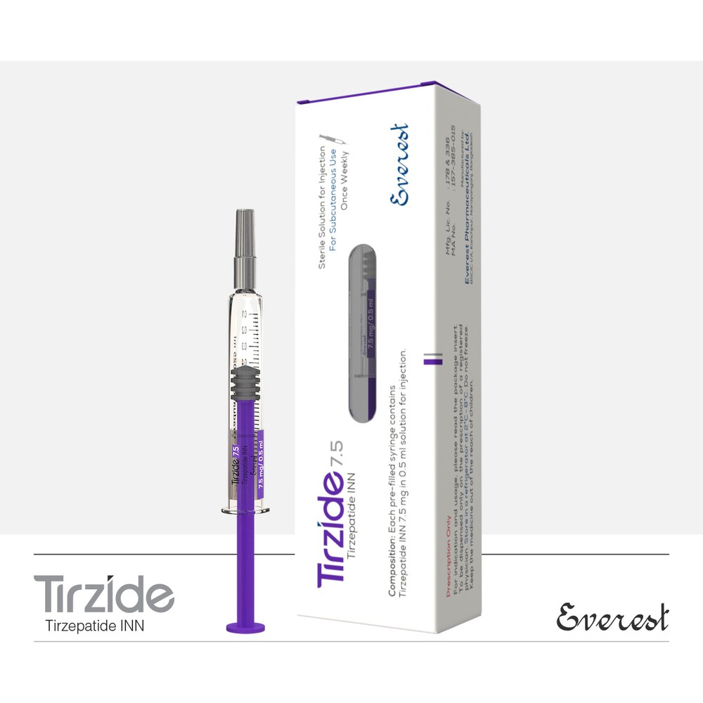 Tirzide 7.5 MG medicine packaging