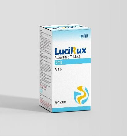 LuciRux 5 MG & 20 MG medicine packaging