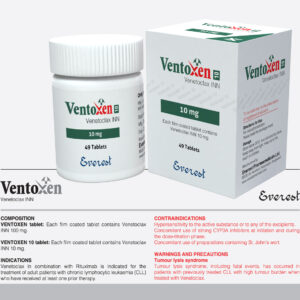 Ventoxen 10 MG (Venetoclax) – 49 Tablets
