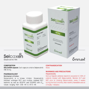 Selcaxen 40 MG (Selpercatinib) – 120 Capsules