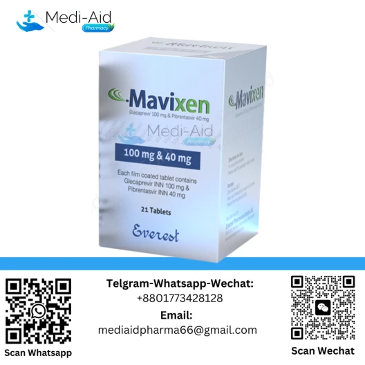 Mavixen 100 mg 40 mg (Glecaprevir Pibrentasvir )
