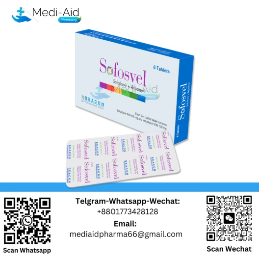 Sofosbuvir+Velpatasvir 400mg + 100mg (Sofosvel)