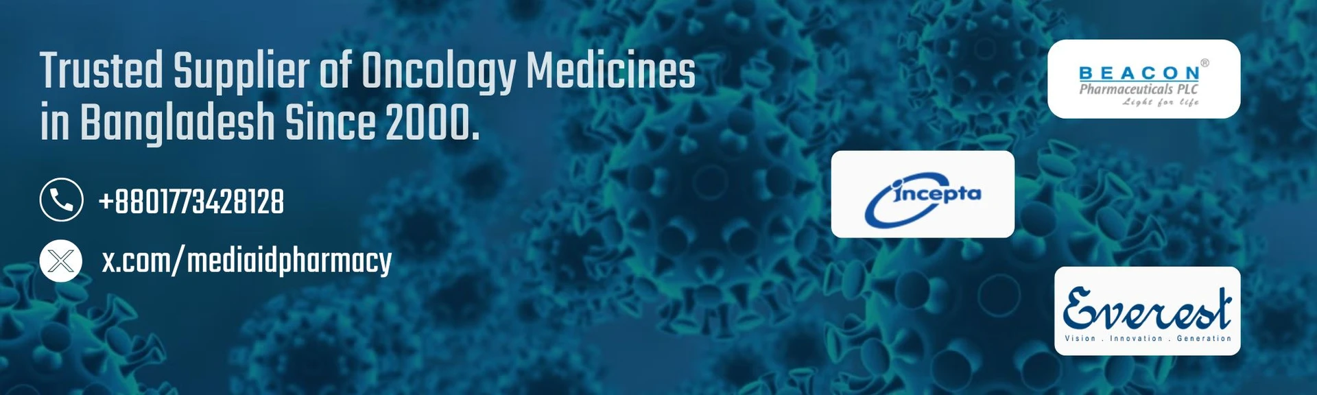 Trusted Supplier of Oncology Medicines in Bangladesh Since 2000.